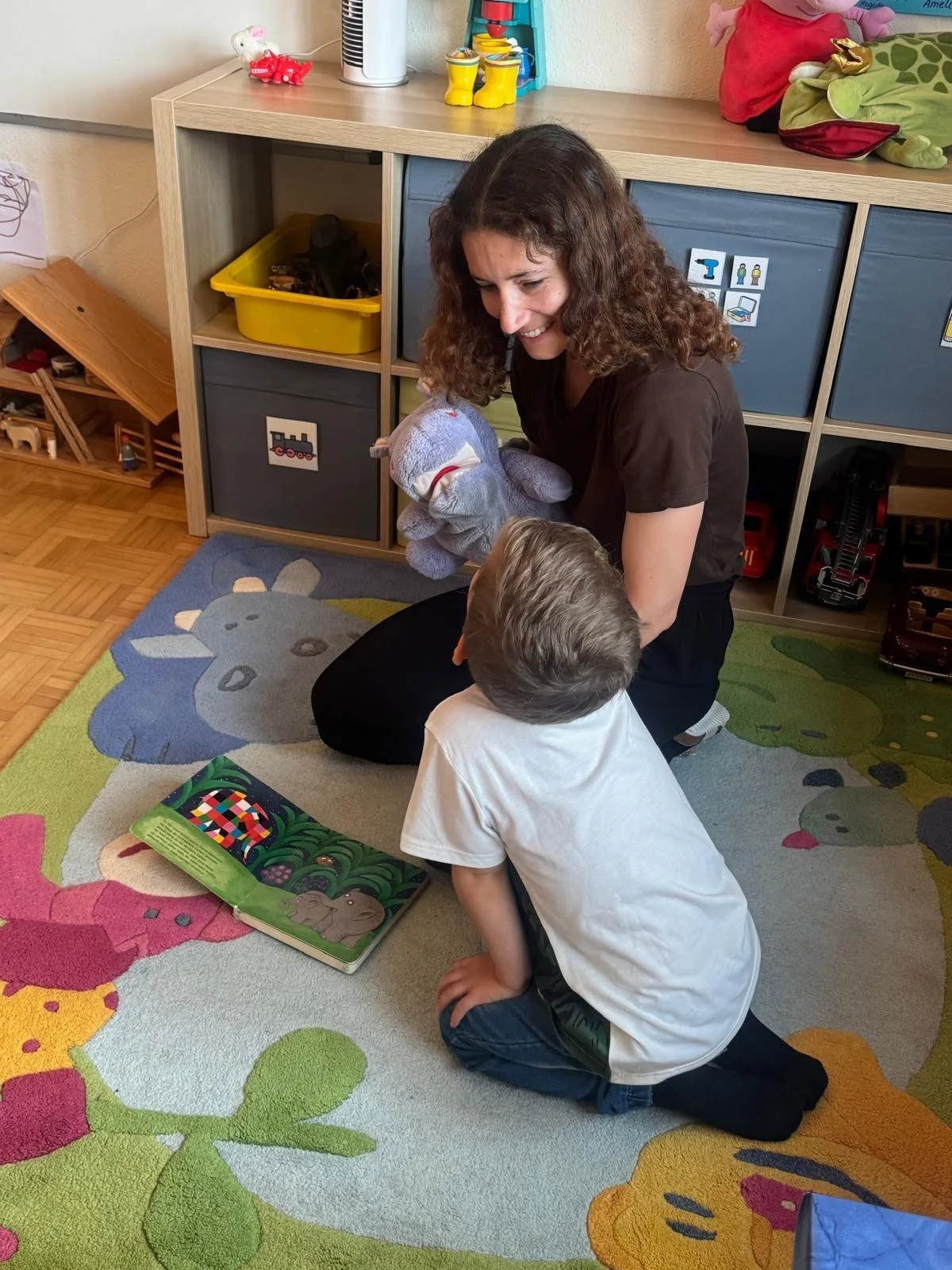 Verena Hofmann während Therapie